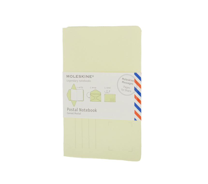 Почтовый набор Moleskine Postal Notebook, Pocket (9х14см), зеленый