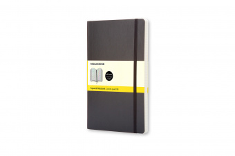 Записная книжка Moleskine Classic Soft(мягкая обложка), в клетку, Large (13х21 см), черная B2B