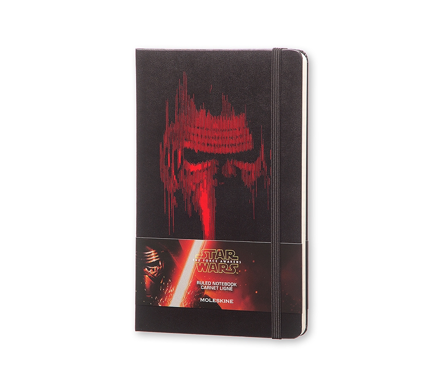 картинка Записная книжка Moleskine Star Wars VII Lead Villain (в линию), Large (13х21 см), черная от магазина Молескинов