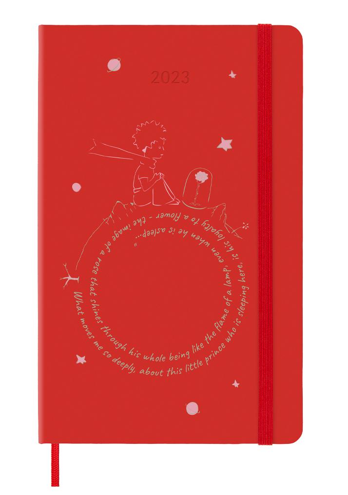 картинка Еженедельник Moleskine Le Petit Prince (2023), Large (13x21 см), ROSE от магазина Молескинов
