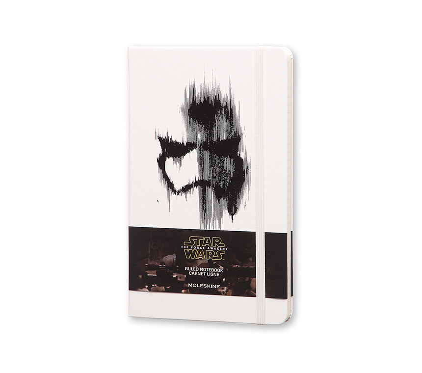 картинка Записная книжка Moleskine Star Wars VII Villain Trooper (в линию), Large (13х21 см), белая от магазина Молескинов