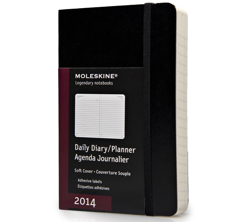 Ежедневник Moleskine Classic Soft (2014), Pocket (9х14см), черный