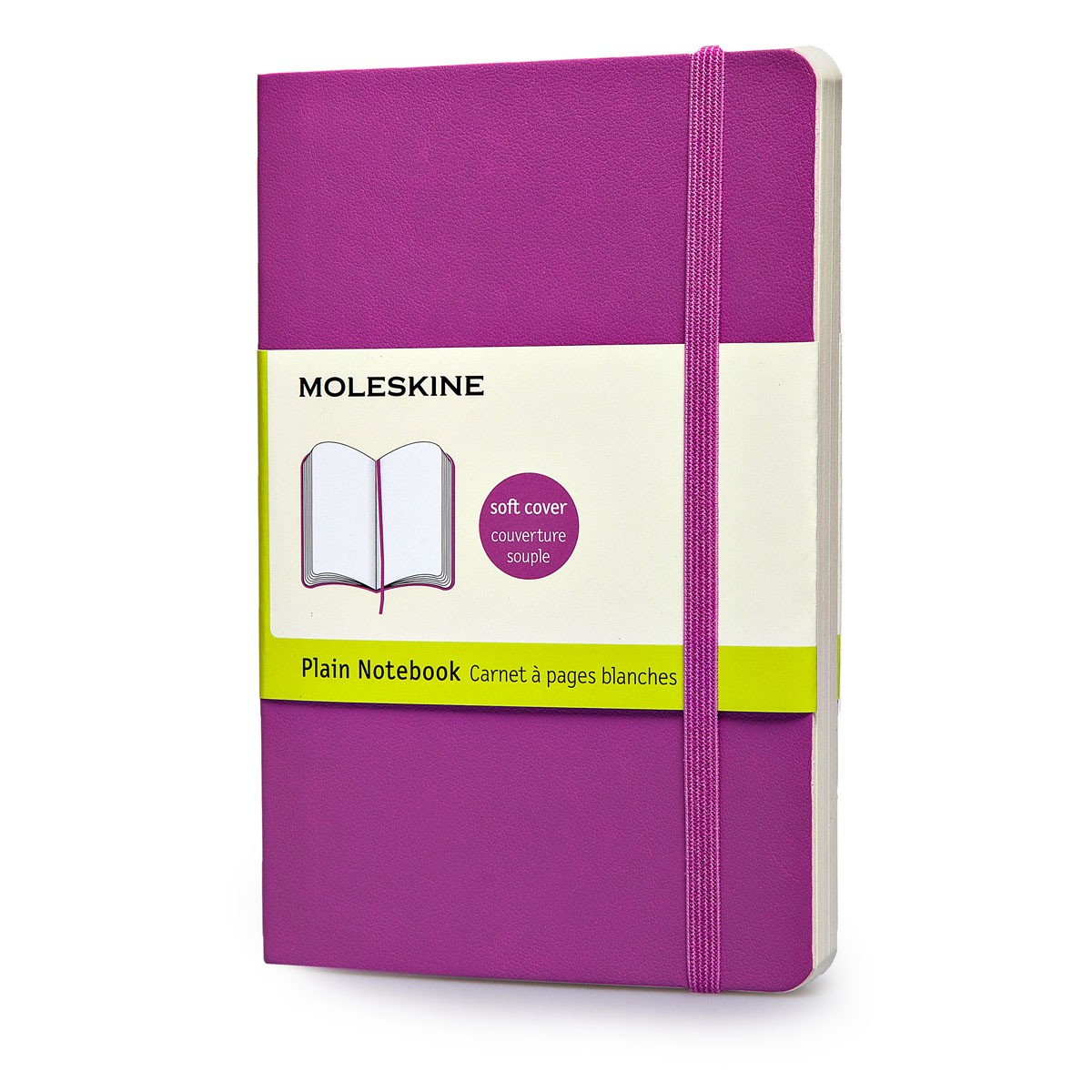 картинка Записная книжка Moleskine Classic (нелинованная), Pocket (9х14 см), темно-розовый, твердая обложка от магазина Молескинов