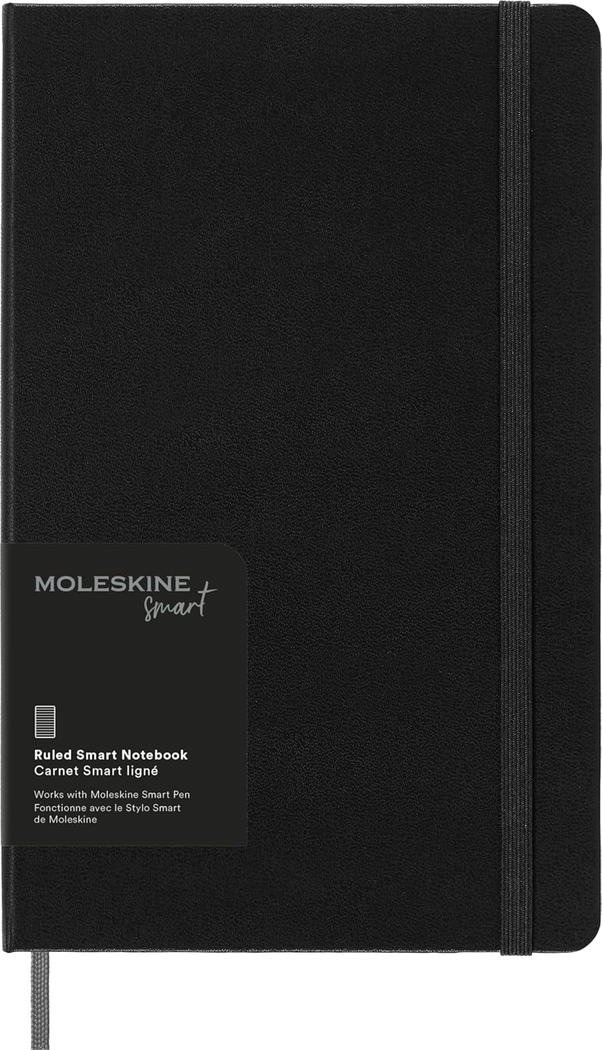 картинка Записная книжка Moleskine Smart, Large (13x21см), черная от магазина Молескинов