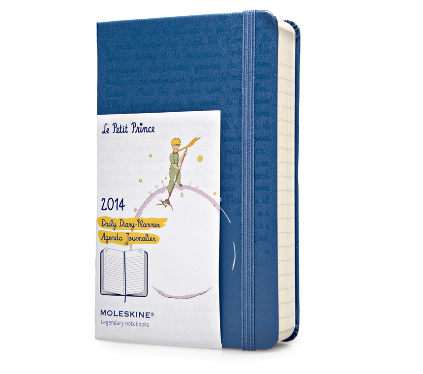 картинка Ежедневник Moleskine  Le Petit Prince (2014), Pocket (9x14см), синий от магазина Молескинов