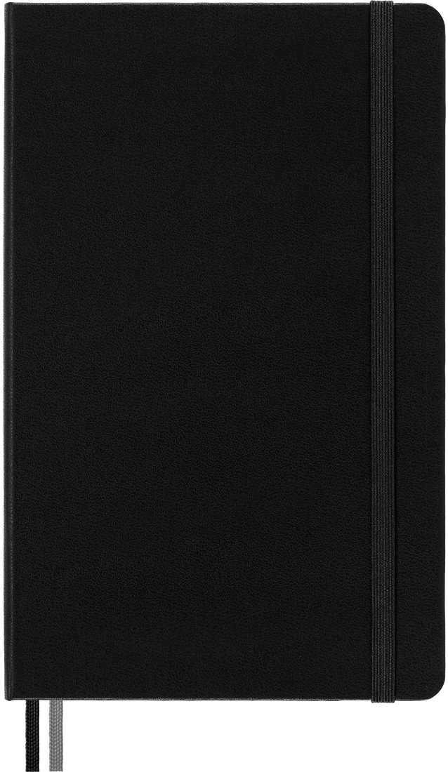 картинка Записная книжка Moleskine Classic Expanded (нелинованный), Large (13х21см), 400 страниц, мягкая обложка, черная от магазина Молескинов