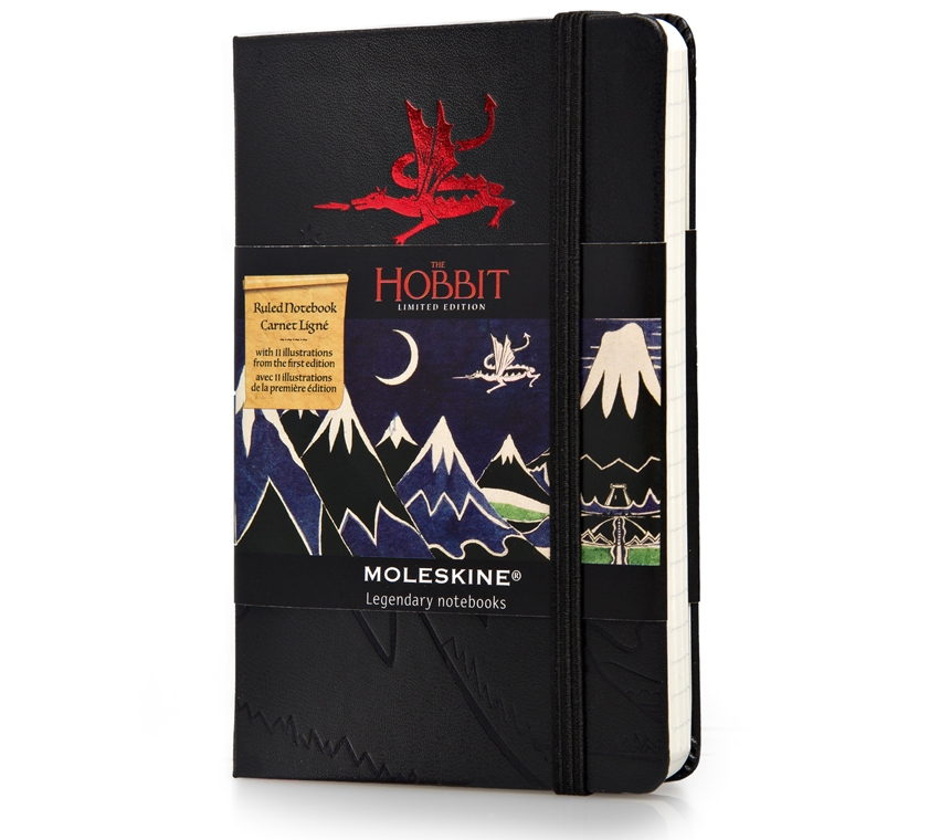Записная книжка Moleskine Hobbit-2 (в линейку), Pocket (9х14см), черная