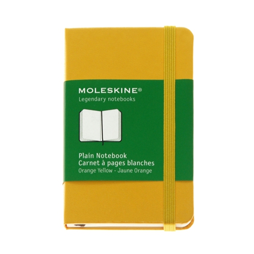 Записная книжка Moleskine Classic (нелинованная), XSmall (6,5х10,5см), желтая