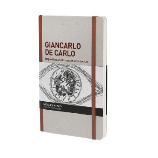 Сборник дизайнерских работ Moleskine Inspiration and Process in Architecture, Giancarlo de Carlo, Large (13х21см)