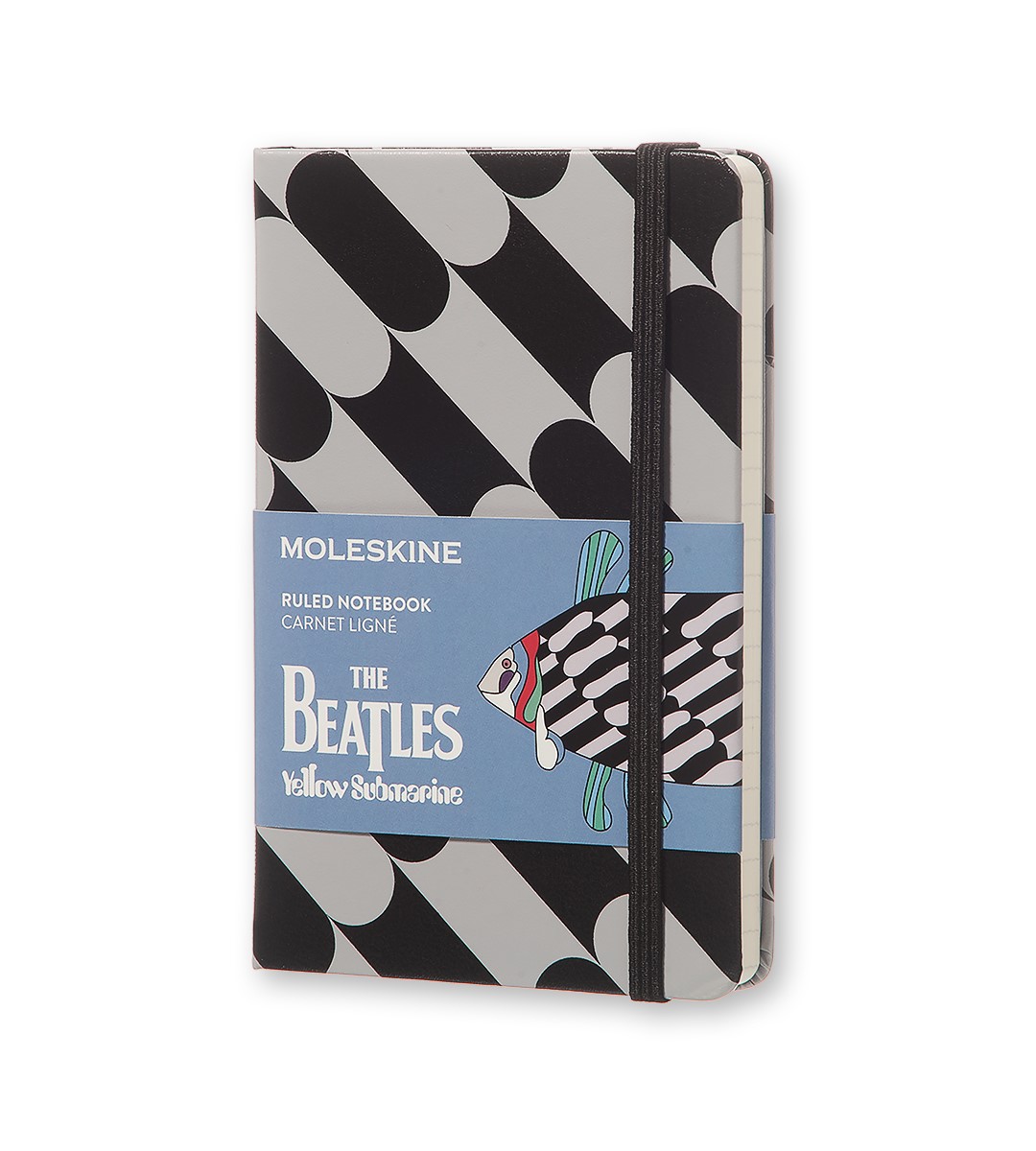 Записная книжка Moleskine Beatles (в линейку), Pocket (9x14см), серая