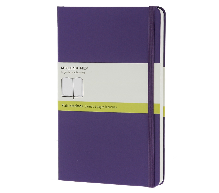 Записная книжка Moleskine Classic (нелинованная), Pocket (9х14 см), фиолетовая