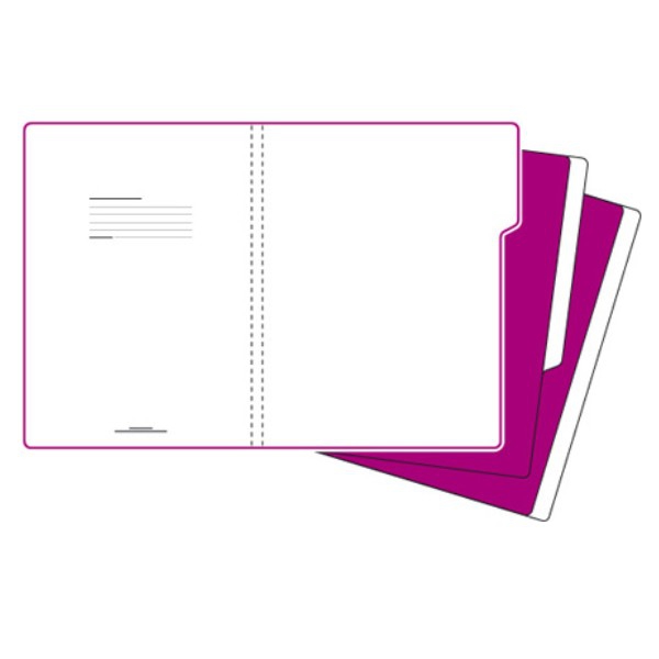 Папка с файлами  Moleskine Folio, А4, темно-розовая