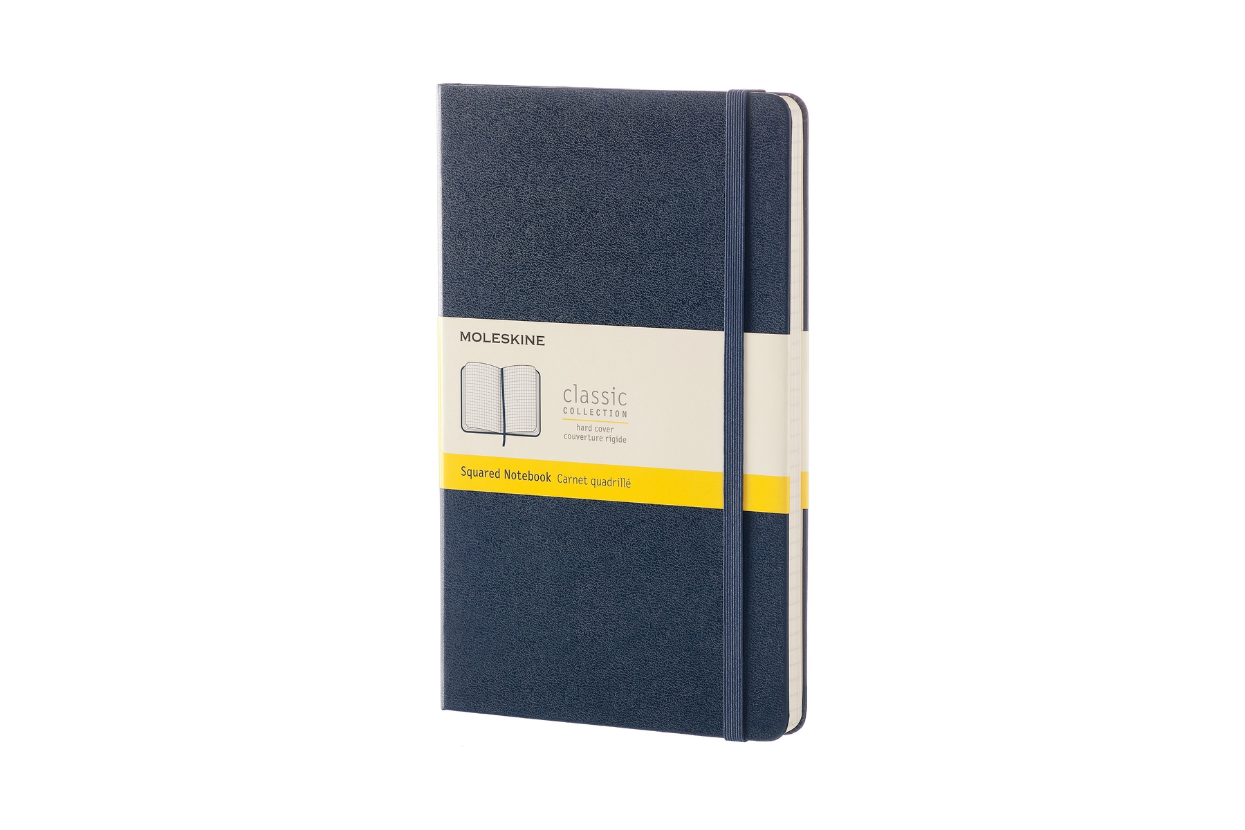 картинка Записная книжка Moleskine Classic (в клетку), Large (13х21см), синяя B2B (без пленки) от магазина Молескинов