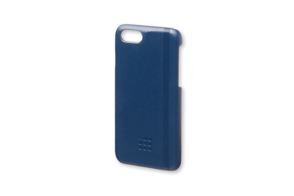 Чехол для iPhone 6/6S/7/8 Moleskine, жесткий, синий