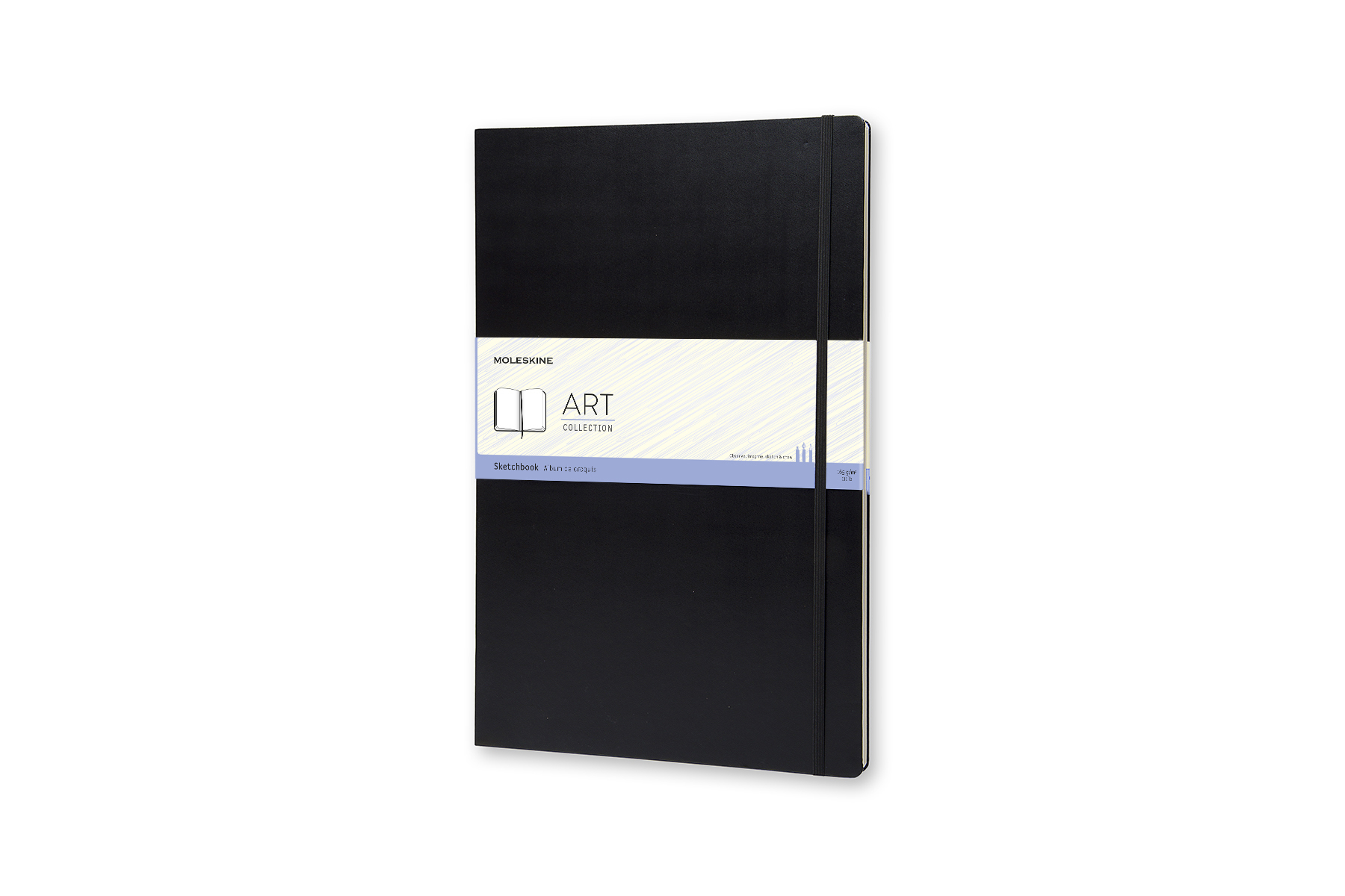 Записная книжка Moleskine Sketchbook (скетчбук для рисунков),  А3 (30х42 см), чёрный