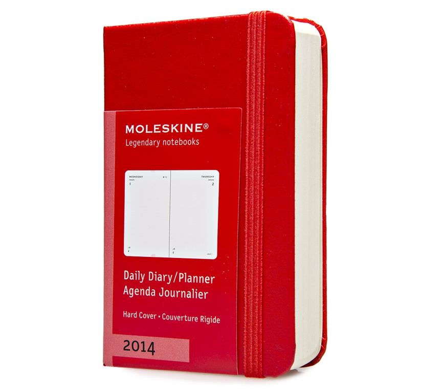 картинка Ежедневник Moleskine Classic (2014), XSmall (6,5х10,5см), красный от магазина Молескинов