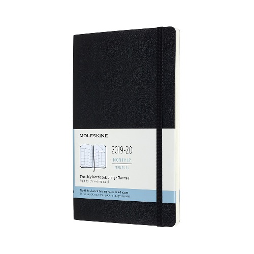 картинка Планинг Moleskine Classic Soft (2019-2020), Large (13x21 см), черный от магазина Молескинов