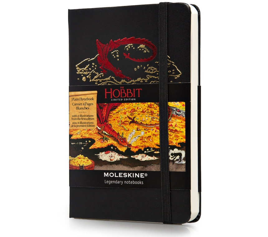 Записная книжка Moleskine Hobbit-2 (нелинованная), Pocket (9х14см), черный