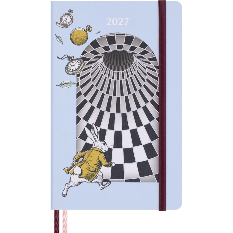 картинка Ежедневник Moleskine 2027 Алиса в Стране Чудес, Large (13x21 см) от магазина Молескинов