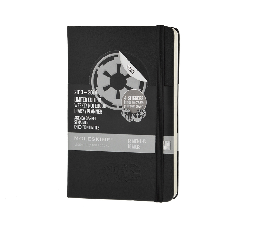 Еженедельник Moleskine Star Wars (2013/2014), Pocket (9х14см), черный