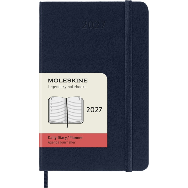 картинка Ежедневник Moleskine Classic, 2027, Pocket (9x14 см), синий от магазина Молескинов