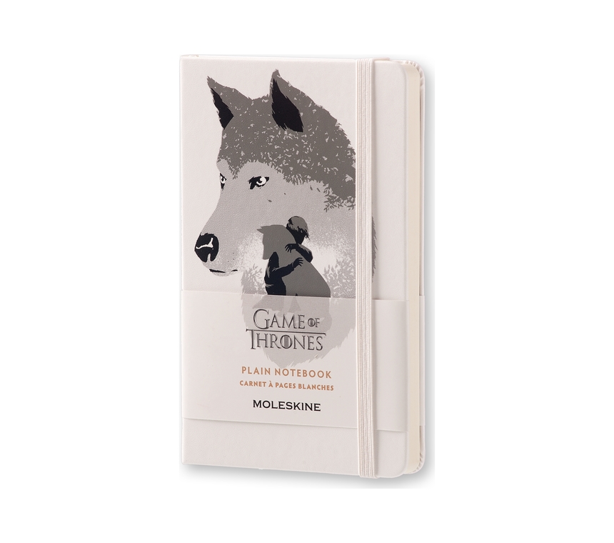 Записная книжка Moleskine Game of Thrones (нелинованная), Pocket (9x14см), белая