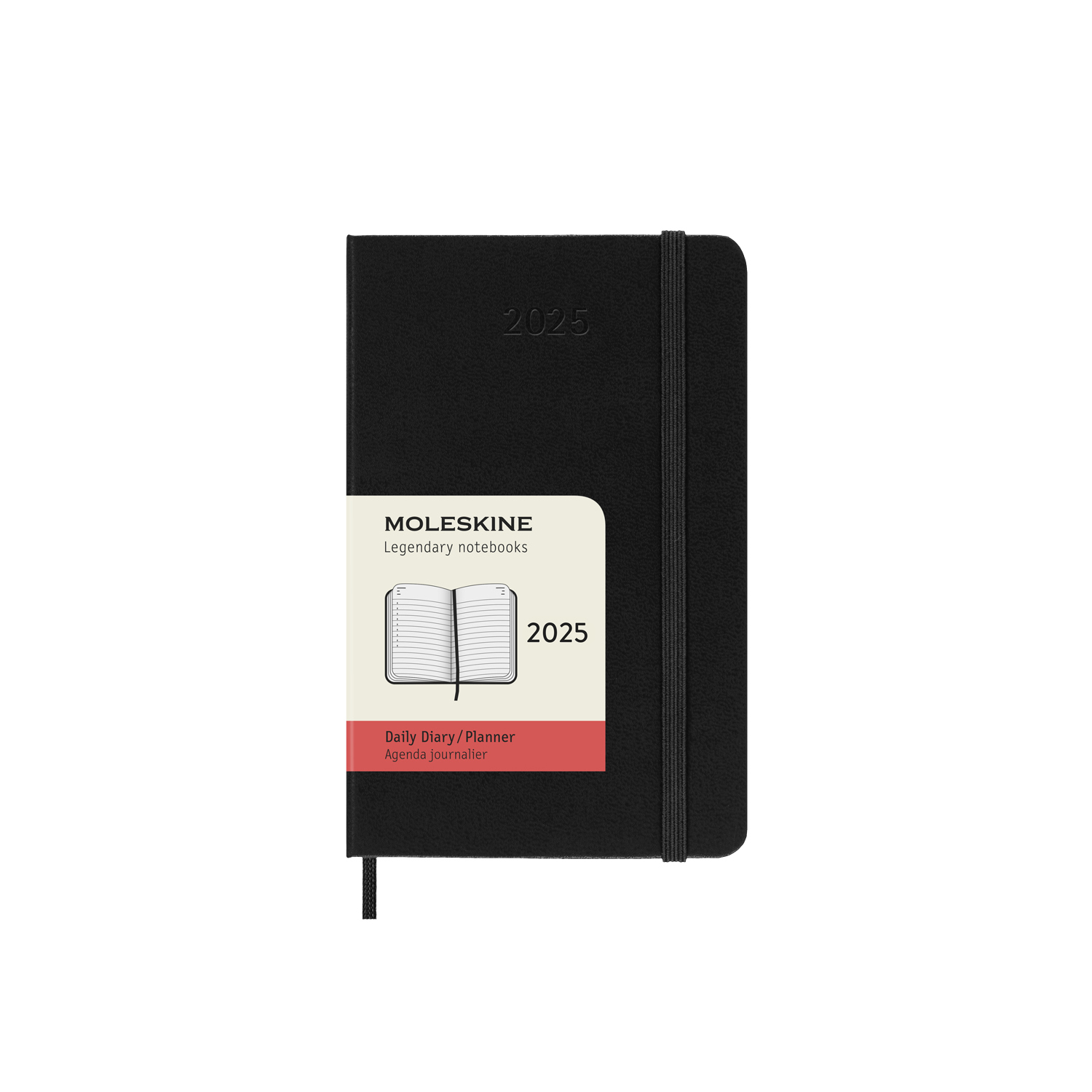 картинка Ежедневник Moleskine Classic 2025, Pocket (9x14 см), черный от магазина Молескинов