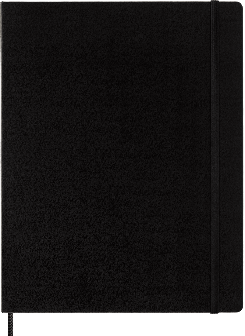 картинка Записная книжка Moleskine Classic (в линейку), XXL/A4 (22х28см), твердая обложка, черная от магазина Молескинов