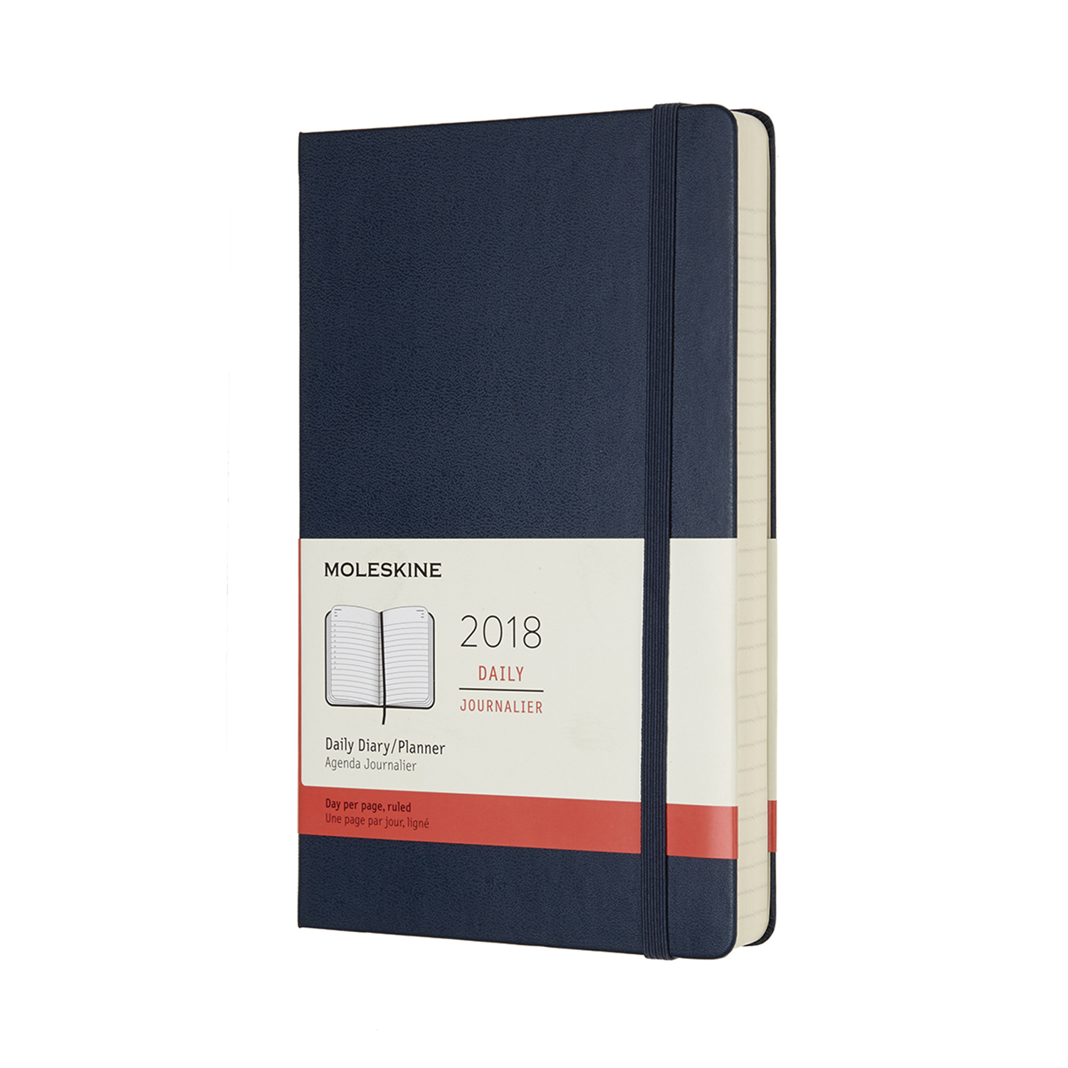 картинка Ежедневник Moleskine Classic (2018), Large (13x21 см), темно-синий от магазина Молескинов