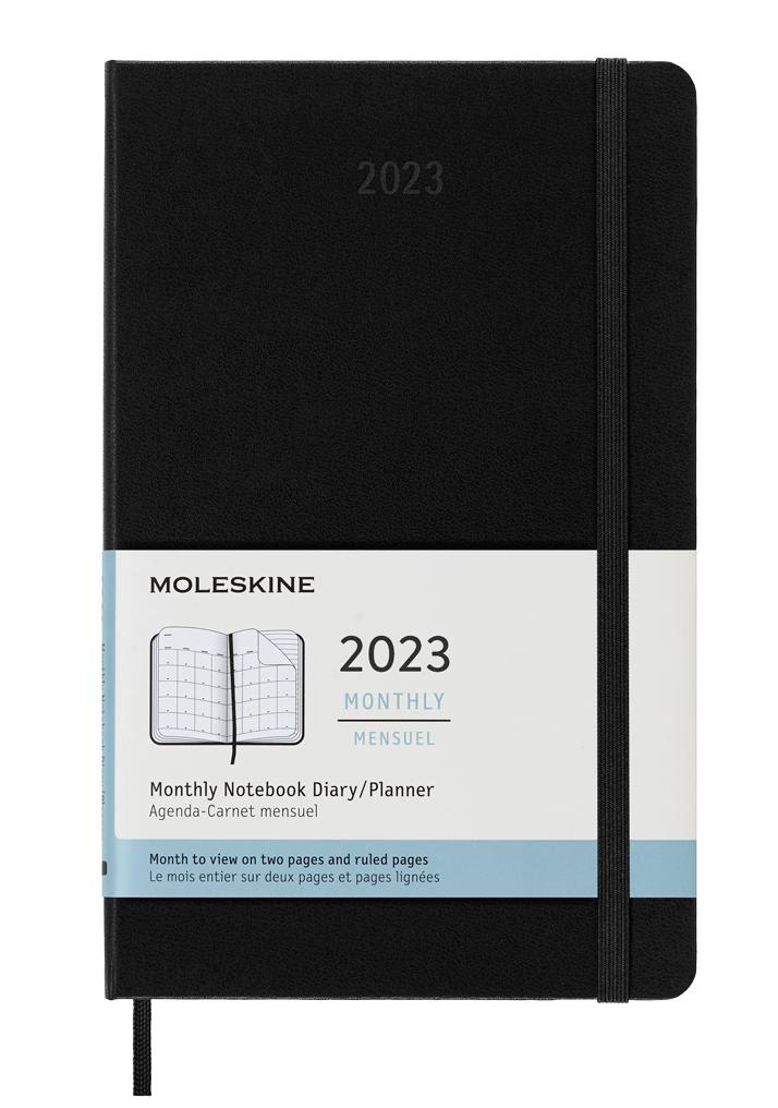 Ежемесячник-планинг Molekine Classic Soft (мягкая обложка) Large 2023, черный