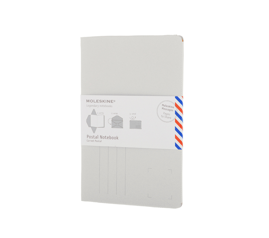 Почтовый набор Moleskine Postal Notebook, Large (11,5х17,5см), белый