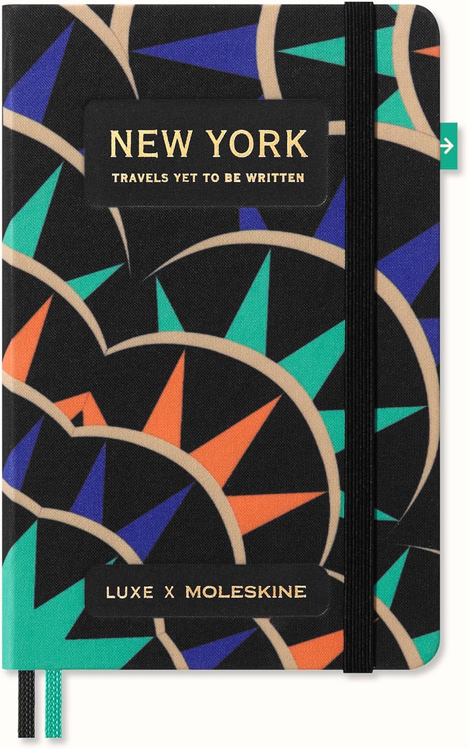 картинка Записная книжка - путеводитель Moleskine "LUXE City", New York, Pocket (9х14 см) от магазина Молескинов
