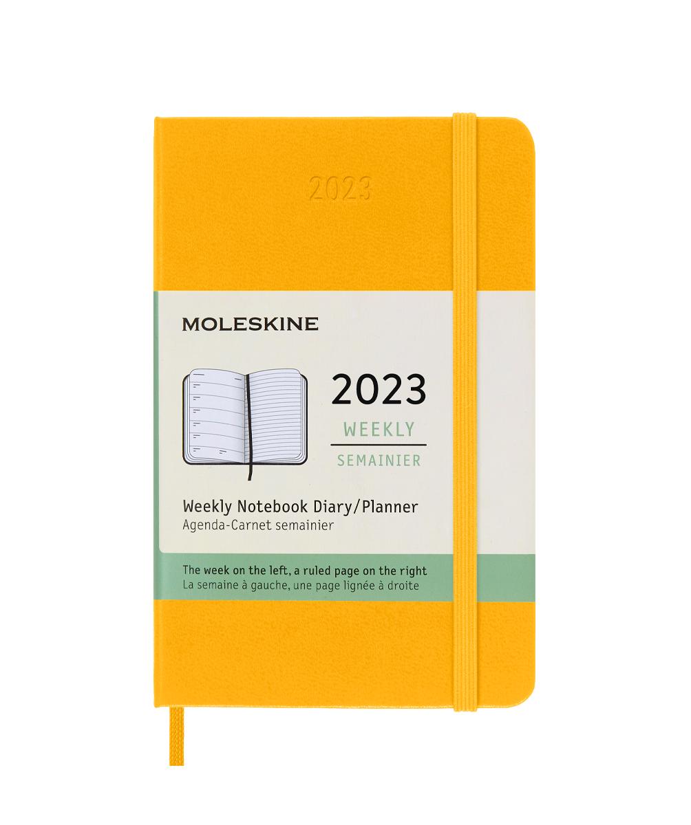 картинка Еженедельник Moleskine Classic 2023, Pocket (9x14 см), оранжевый от магазина Молескинов