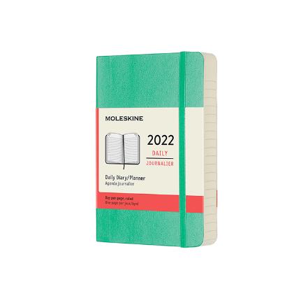 картинка Ежедневник Moleskine Classic Soft (мягкая обложка), 2022, Pocket (9x14 см), зеленый от магазина Молескинов