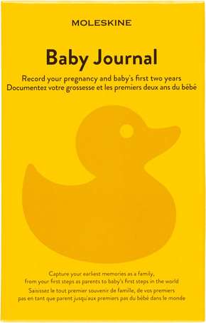 Записная книжка Moleskine Passion Baby Journal, Large (13x21 см), желтая