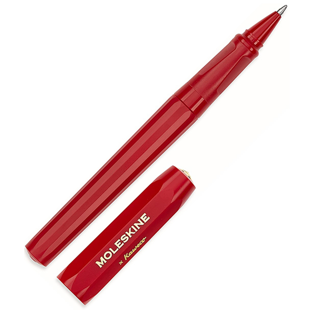 Ручка-роллер Moleskine x Kaweco 0,7 мм, Красная, в подарочной упаковке