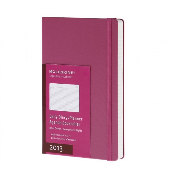 Ежедневник Moleskine Classic (2013), Large (13x21 см), розовый