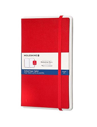 картинка Записная книжка Moleskine Smart Paper Tablet (в точку), Large (13x21см), красная от магазина Молескинов