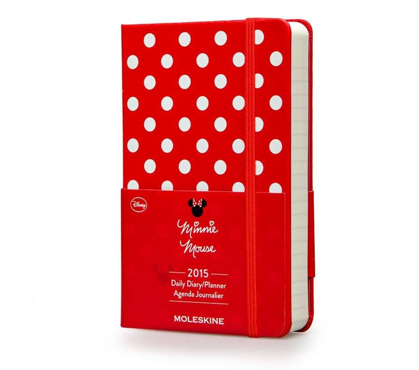 Ежедневник Moleskine Disney Minnie (2015), Pocket (9x14см), красный