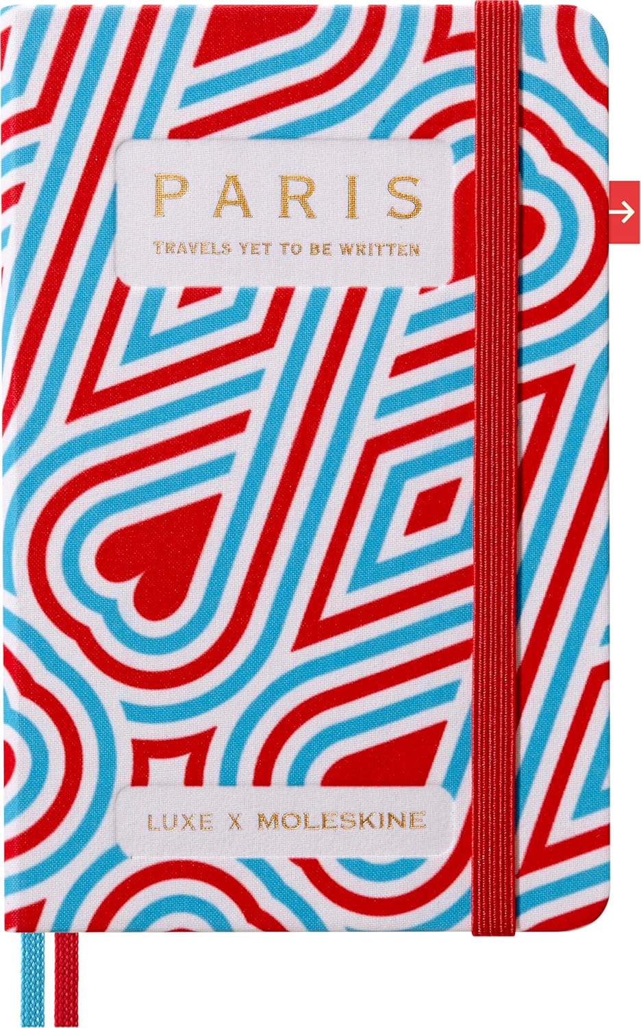 картинка Записная книжка - путеводитель Moleskine "LUXE City", Paris, Pocket (9х14 см) от магазина Молескинов