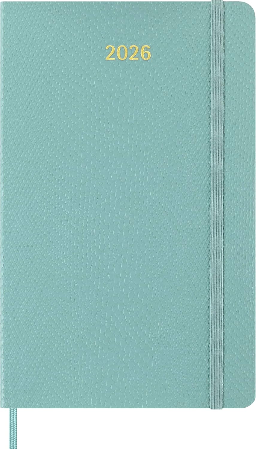 картинка Еженедельник Moleskine PRECIOUS & ETHICAL Mamba, Large (13x21), мягкая обложка, шалфейный зеленый от магазина Молескинов