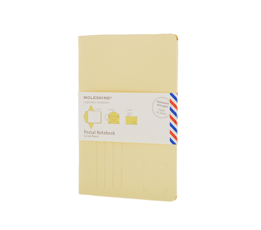 Почтовый набор Moleskine Postal Notebook, Large (11,5х17,5см), желтый
