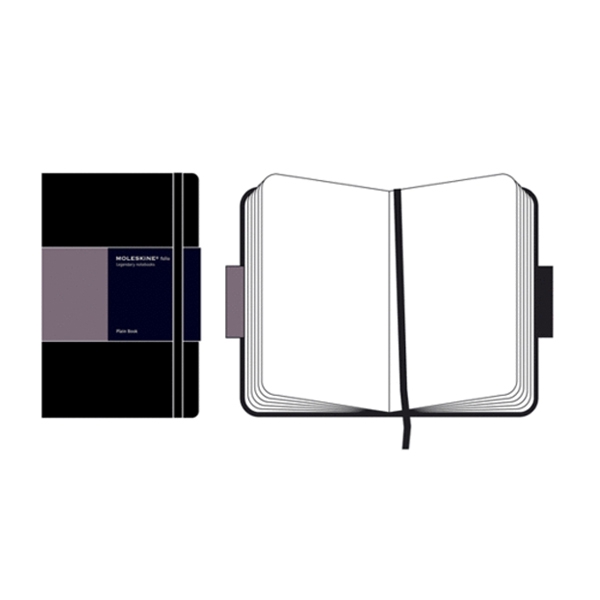 Записная книжка Moleskine Folio (нелинованная), A4, черный