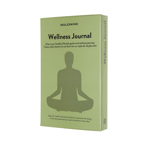 Записная книжка Moleskine Passion Wellness Journal, Large (13x21см), зеленая
