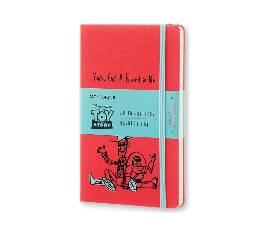 Записная книжка Moleskine Toy Story (в линейку), Large (13x21см), красная