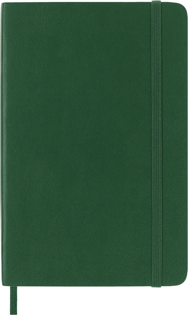картинка Записная книжка Moleskine Classic (нелинованная), Pocket (9х14см), мягкая обложка, зеленая от магазина Молескинов
