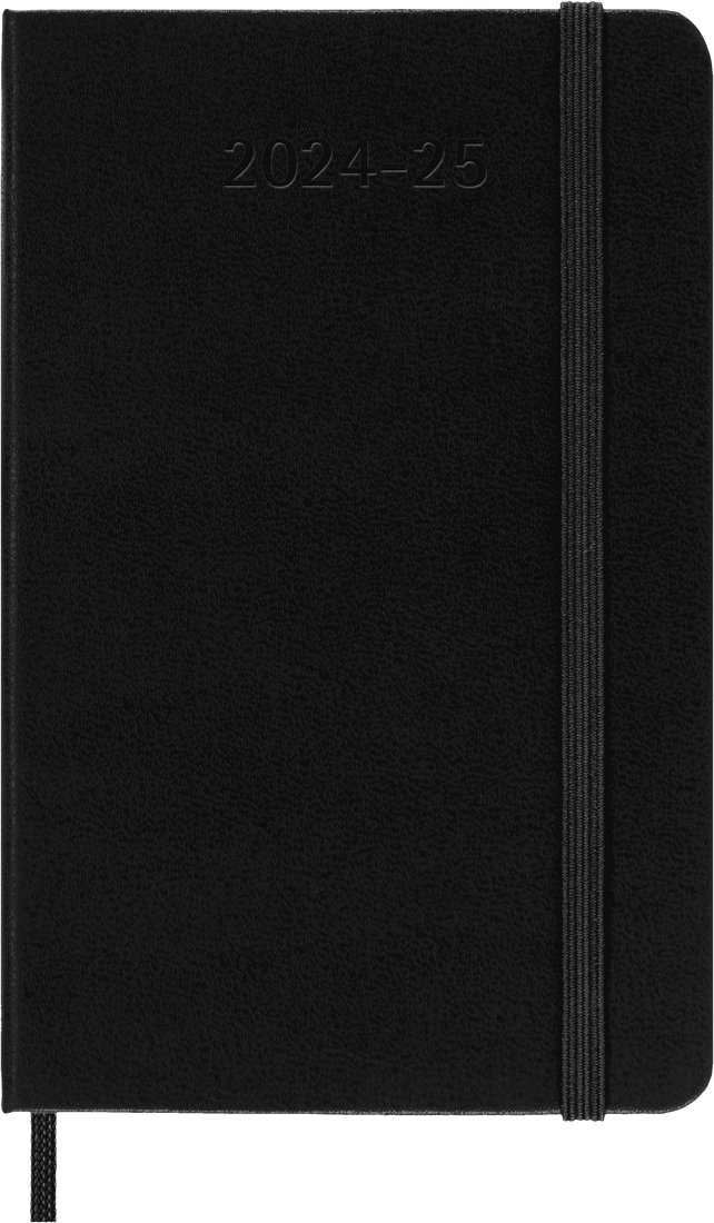 картинка Еженедельник Moleskine Classic (2024-2025), Pocket (9x14 см), черный от магазина Молескинов