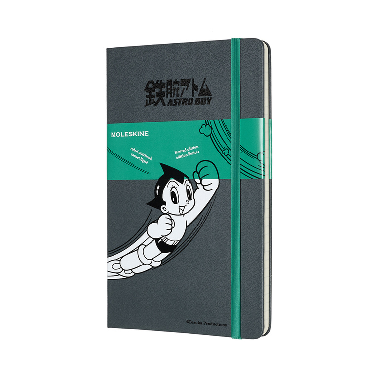 Записная книжка Moleskine Astro Boy (в линейку), Large (13х21см), темно-серый