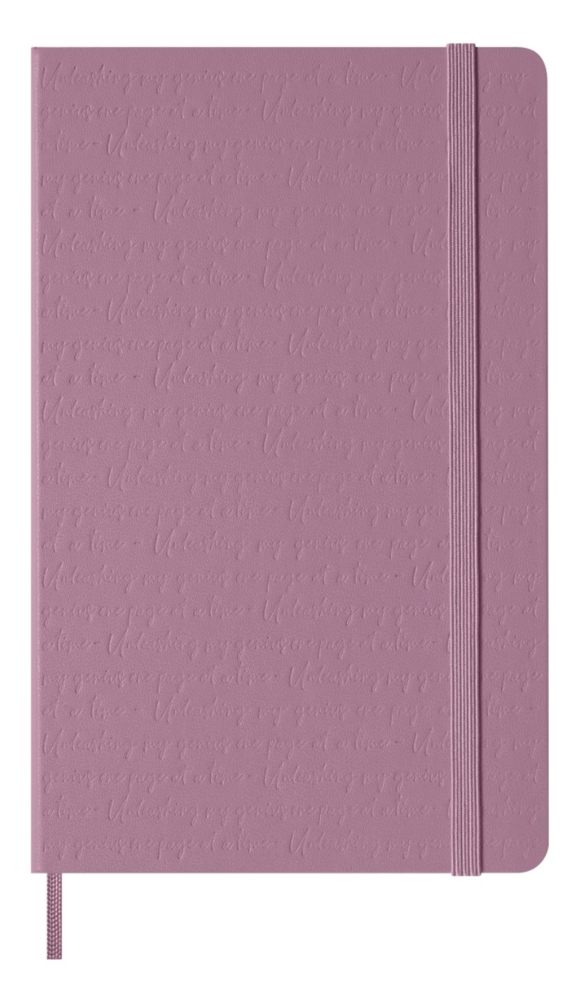 картинка Записная книжка Moleskine Classic с цветным узором (нелинованный), Large (13х21см), розовый от магазина Молескинов