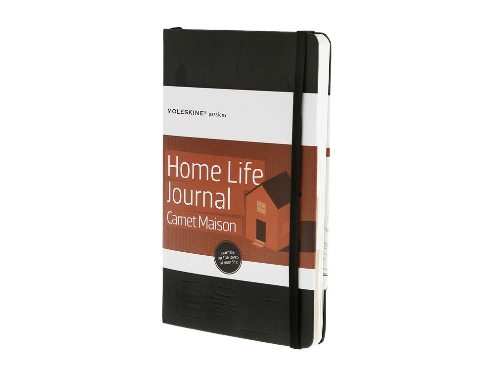 Записная книжка Moleskine Passion Home Life Journal, Large (13x21см), черная